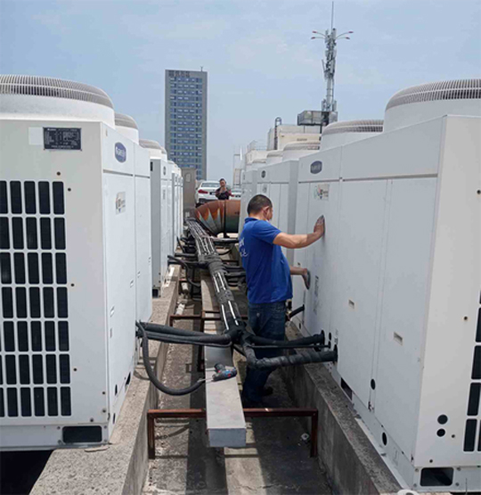 凤凰中央空调制热和不制冷系统维修方法